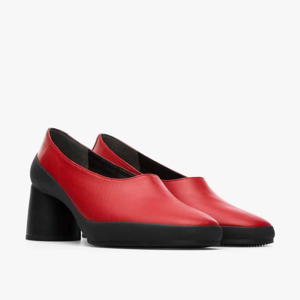 Camper Upright Red/Black - Camper Women's Heels ||1285-ZDUGE||